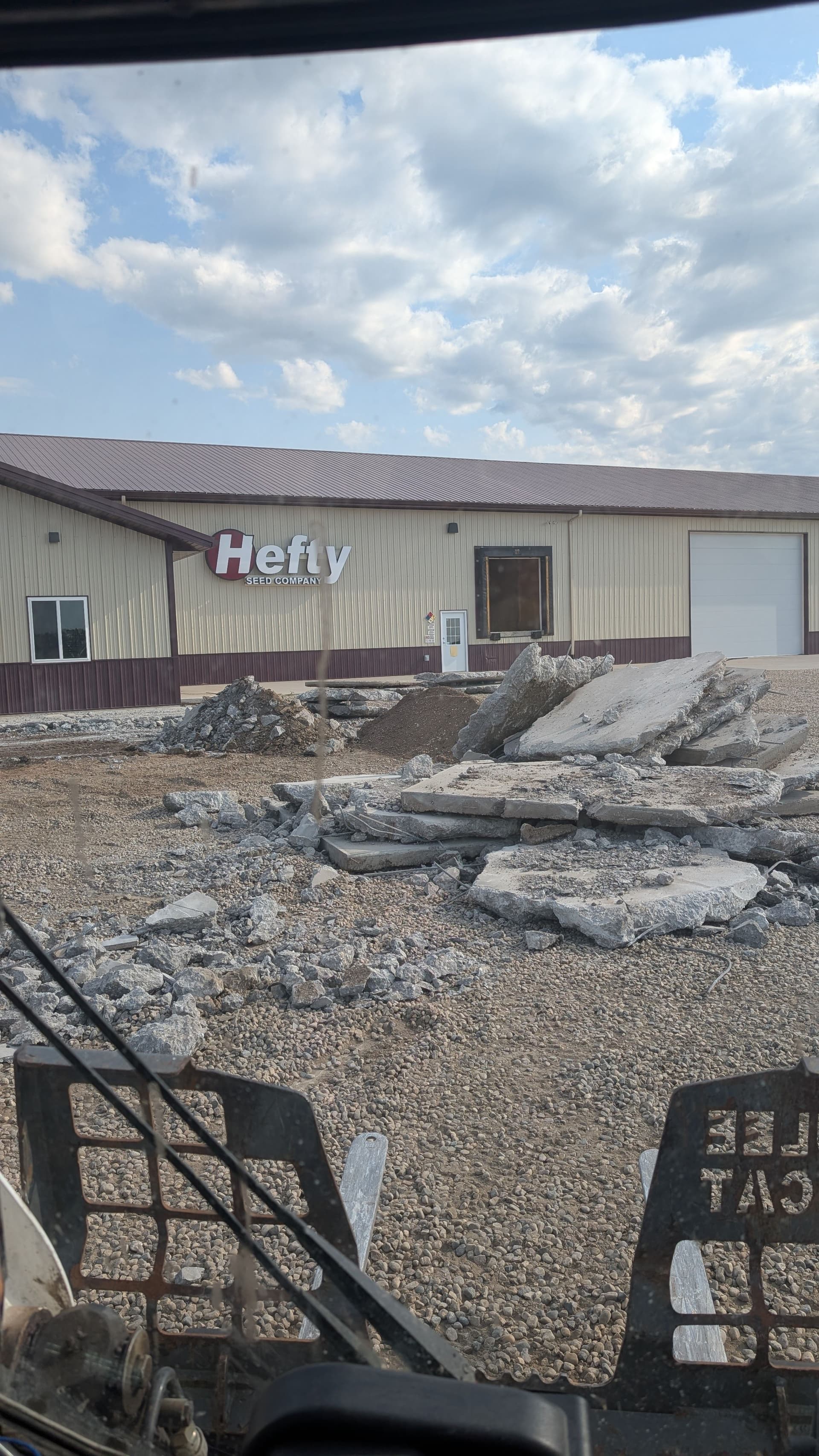 Gallery photos for Concrete Demo and Gravel Pad Work at Hefty Seed: Image #3