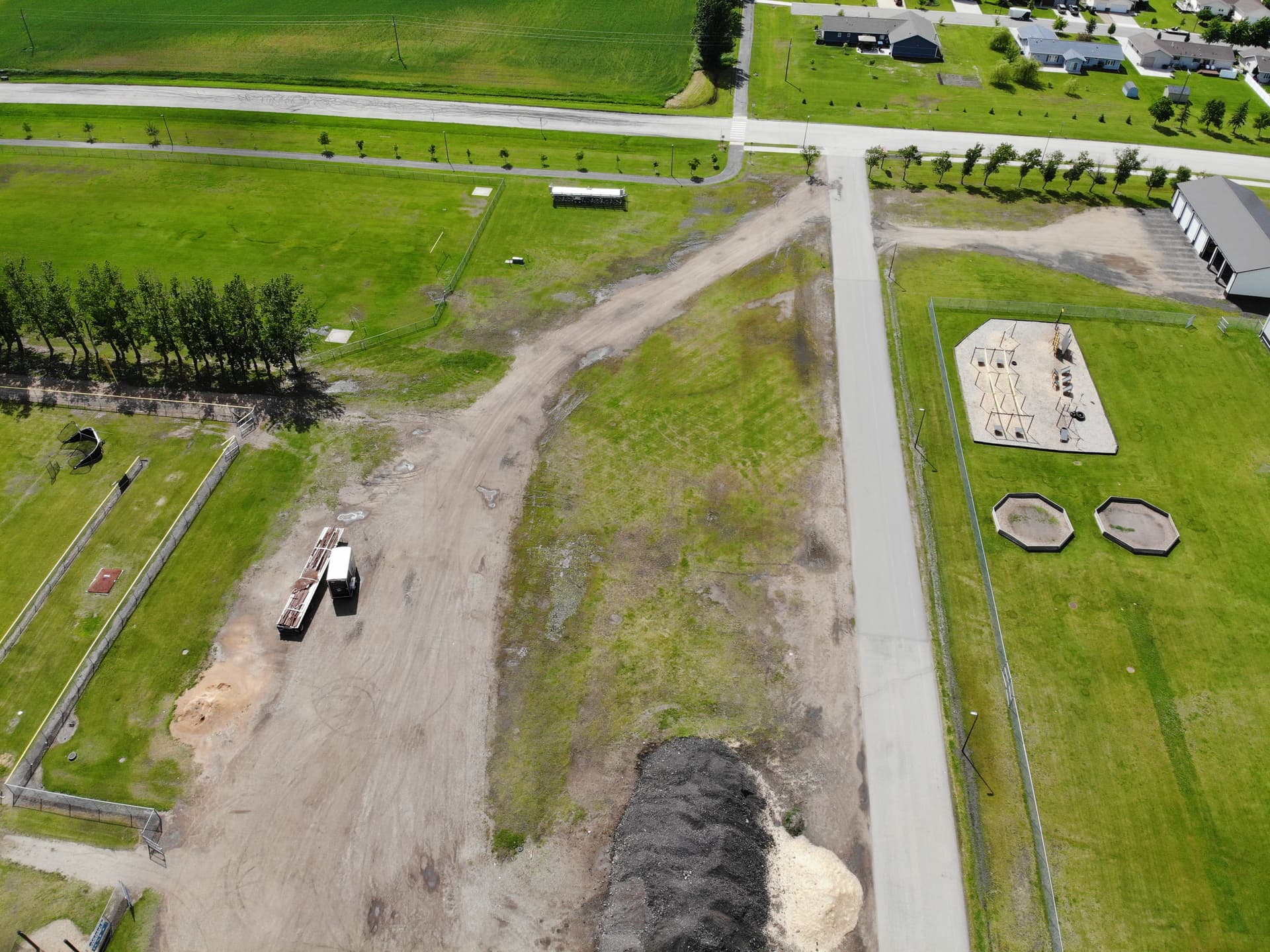 Gallery photos for Parking Lot Expansion at Grafton High School Using Asphalt Millings: Image #4