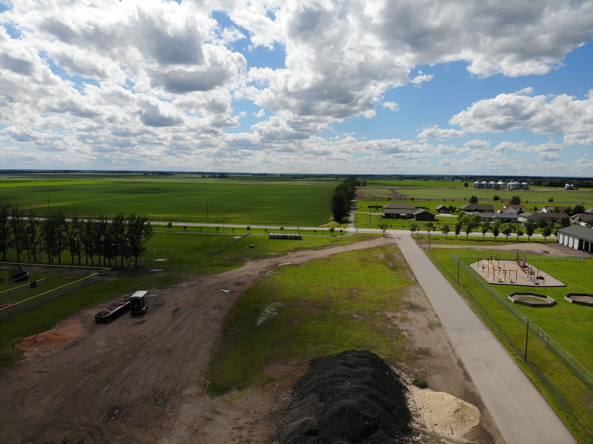 Gallery photos for Parking Lot Expansion at Grafton High School Using Asphalt Millings: Image #6