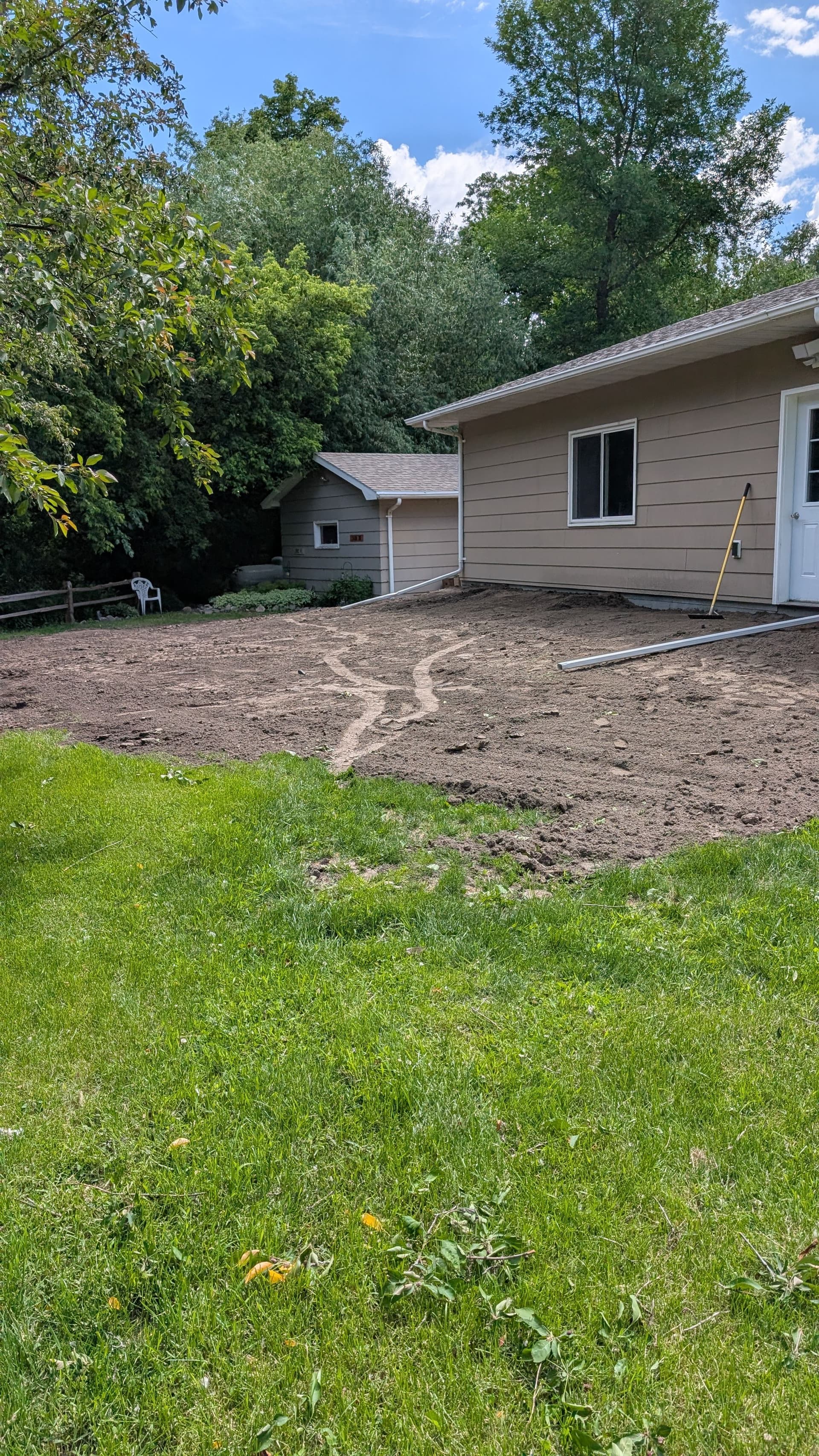 Yard Regrade and Drainage Fix in Grafton, ND