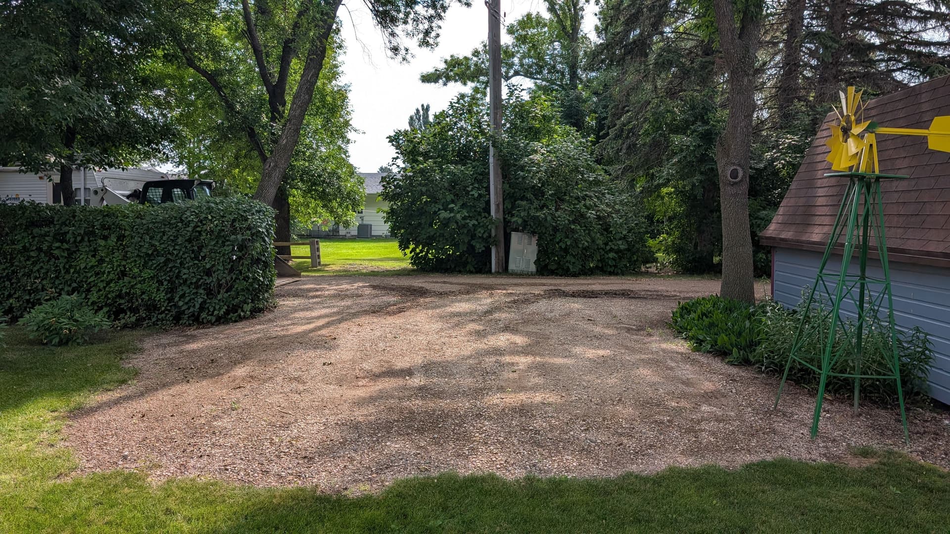 Gallery photos for Gravel Parking Pad Cleanup and Site Prep Done Right: Image #1